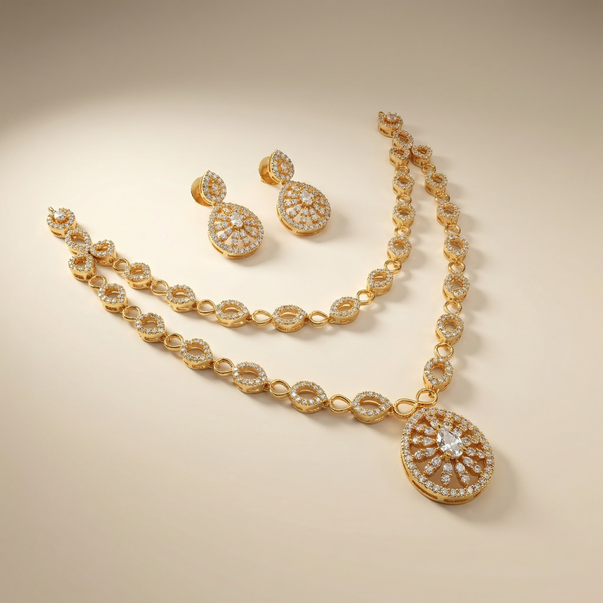 Double layer necklace