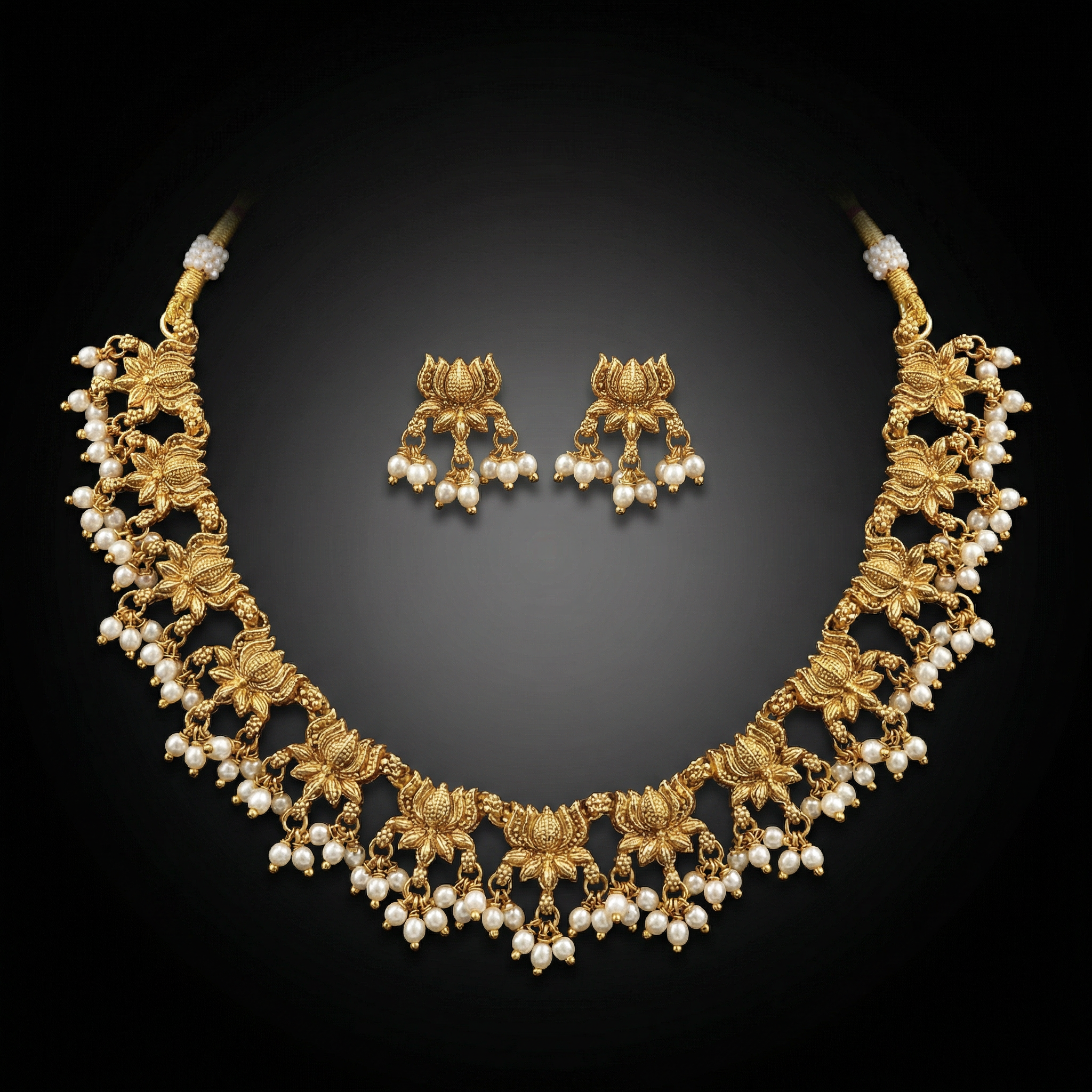lotus necklace